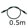 Cable alargo BNC negro (0.5 metros)