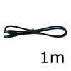 Cable alargo BNC negro (1 metro)